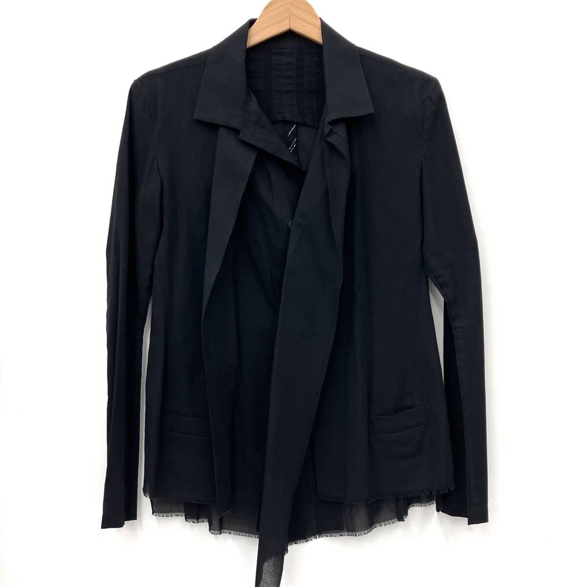 YOHJI YAMAMOTOヨウジヤマモト ジャケット FB-J39-050ブラック サイズ1
