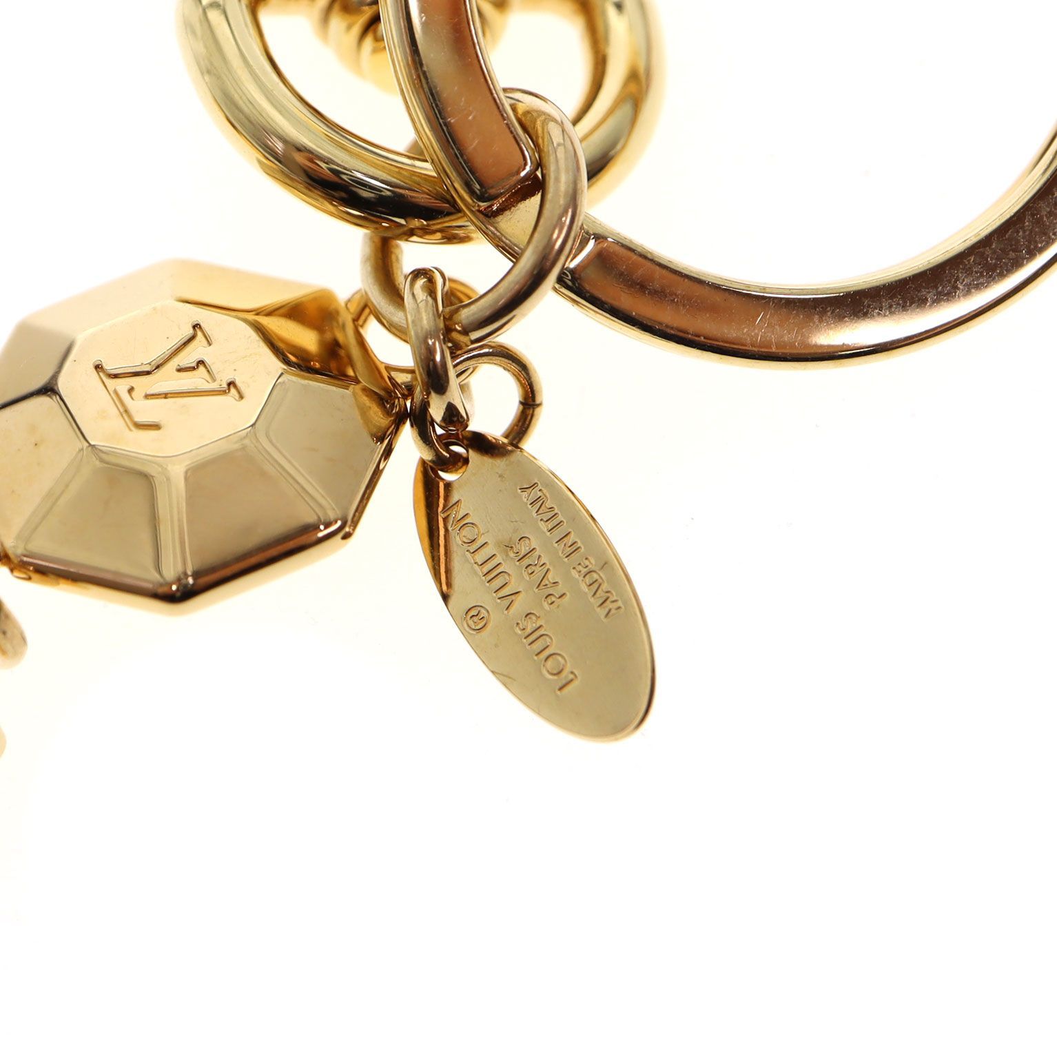 □Louis Vuitton ルイヴィトン M65216 ポルトクレ LVファセット キー