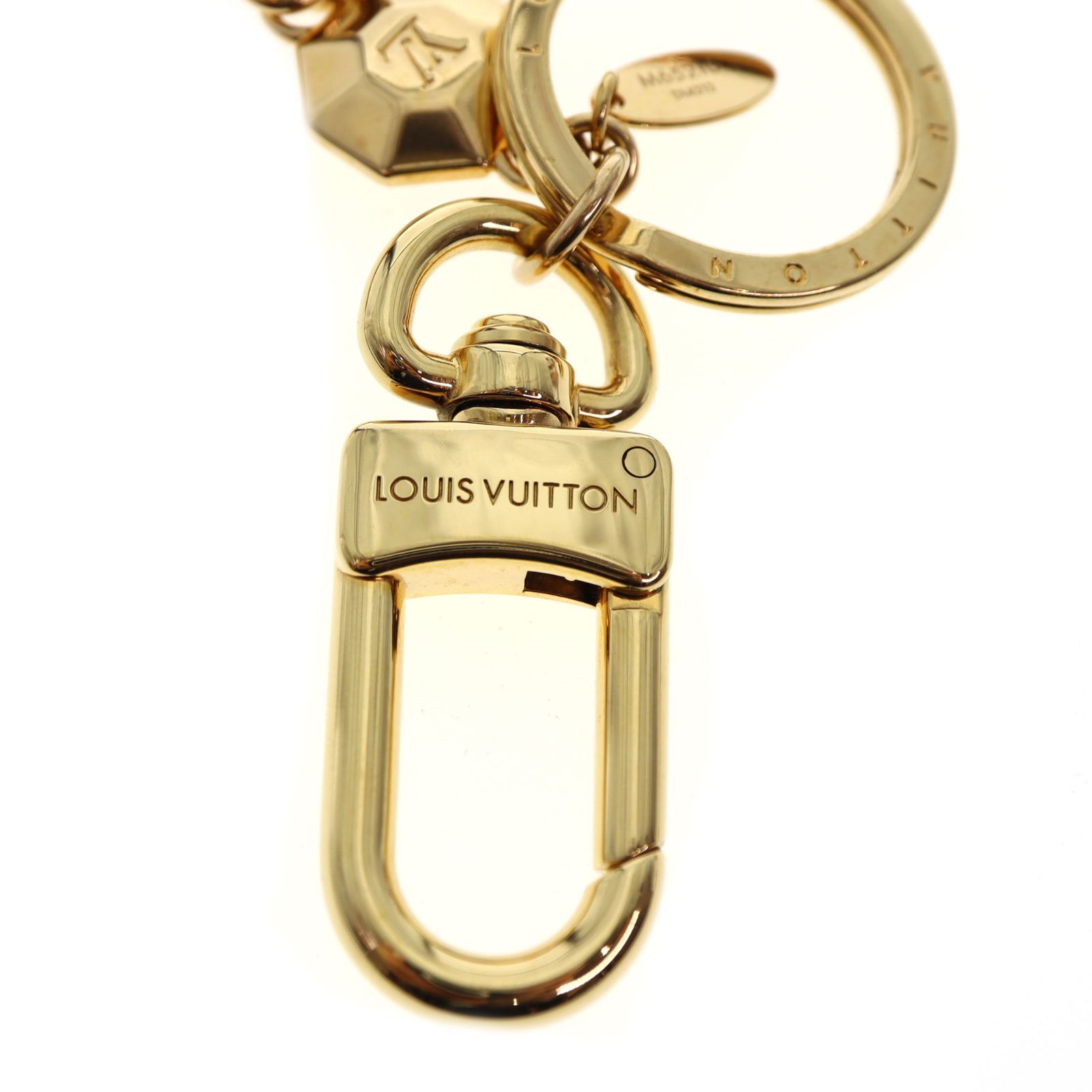中古】LOUIS VUITTON ルイ・ヴィトン M65216 キーホルダー・LV