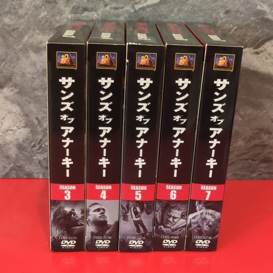 サンズ・オブ・アナーキー　シーズン3～７　SEASONSコンパクト・ボックス　5点セット　海外　TVドラマ　DVD
