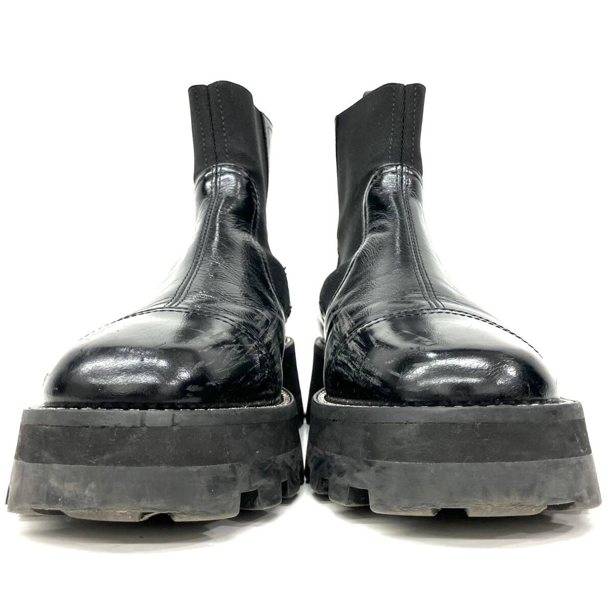 JIMMY CHOO ジミーチュウ CLAYTON サイドゴアブーツ ブラック サイズ38