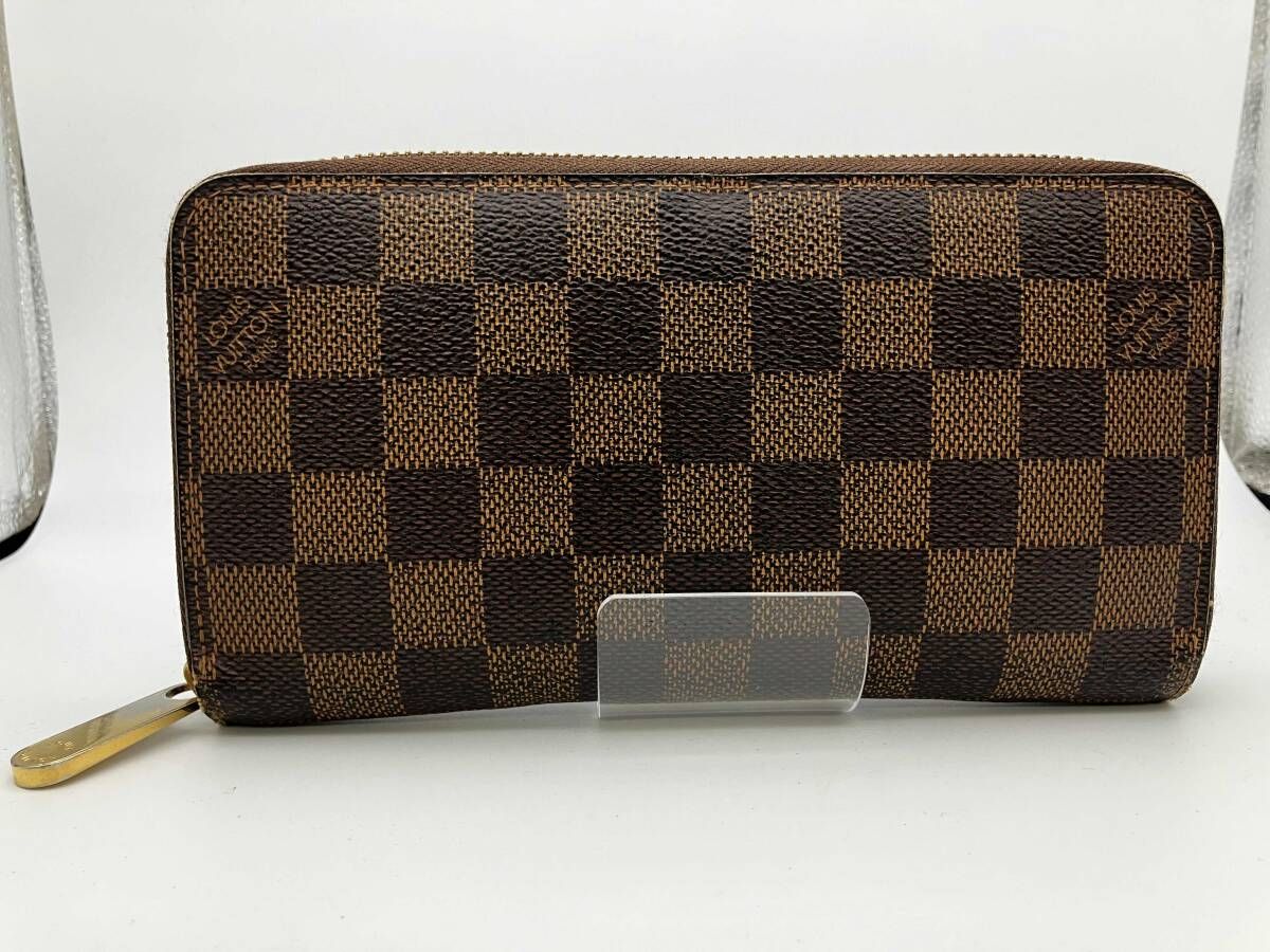 LOUIS VUITTON ダミエ・エベヌ ジッピーウォレット 長財布 N60015 MI2172