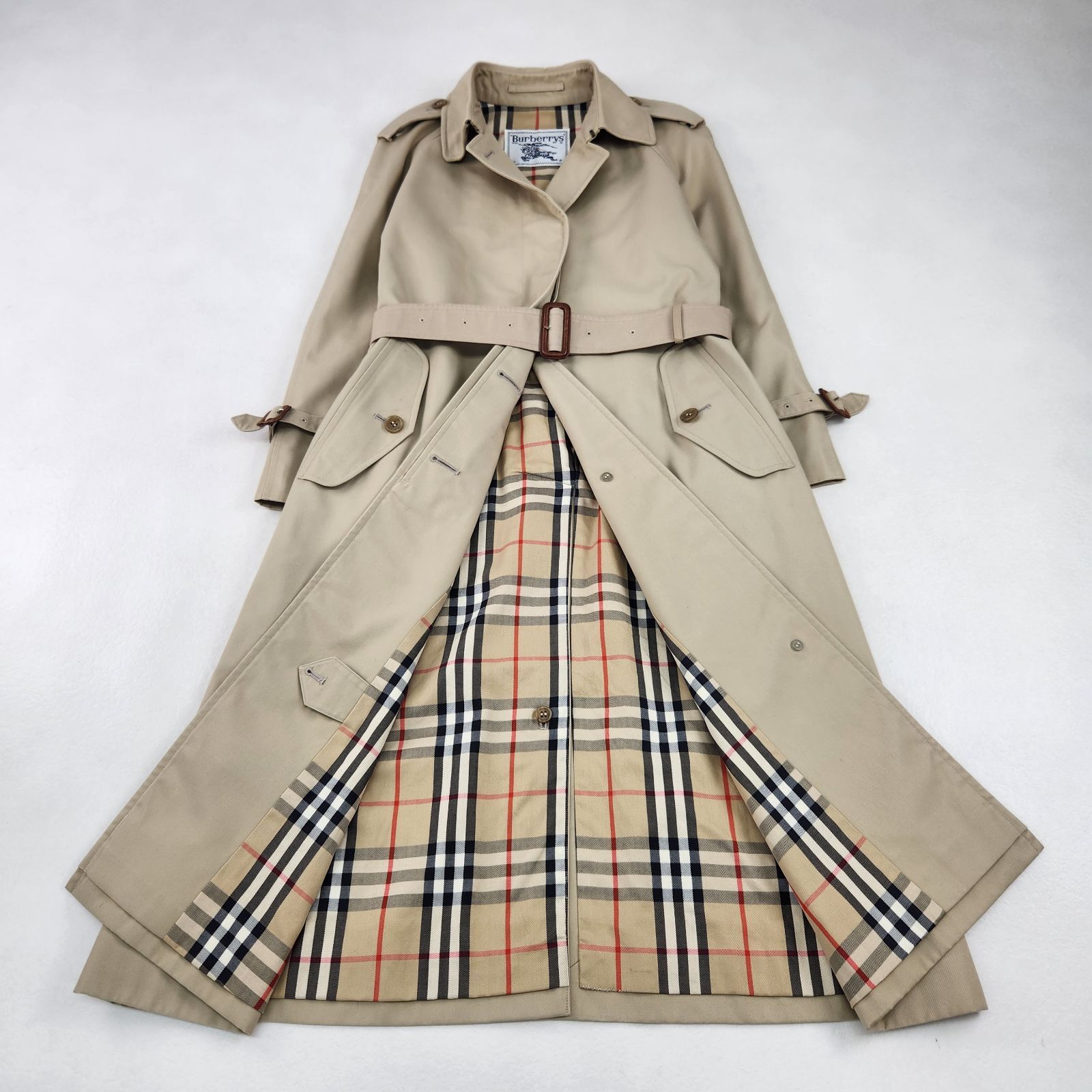 BURBERRY トレンチコート BURBERRYS バーバリーズ 白タグ ベルト