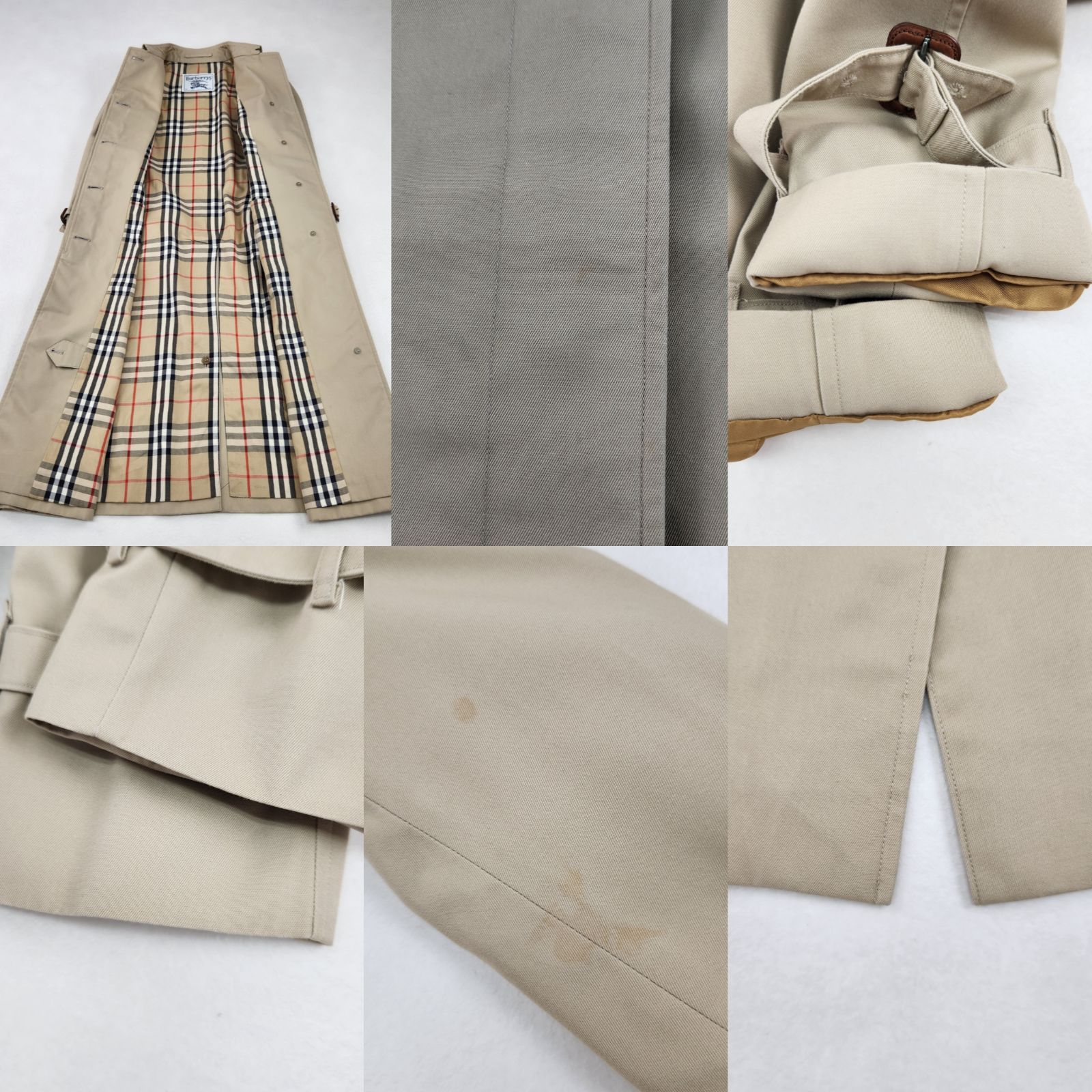 BURBERRY トレンチコート BURBERRYS バーバリーズ 白タグ ベルト