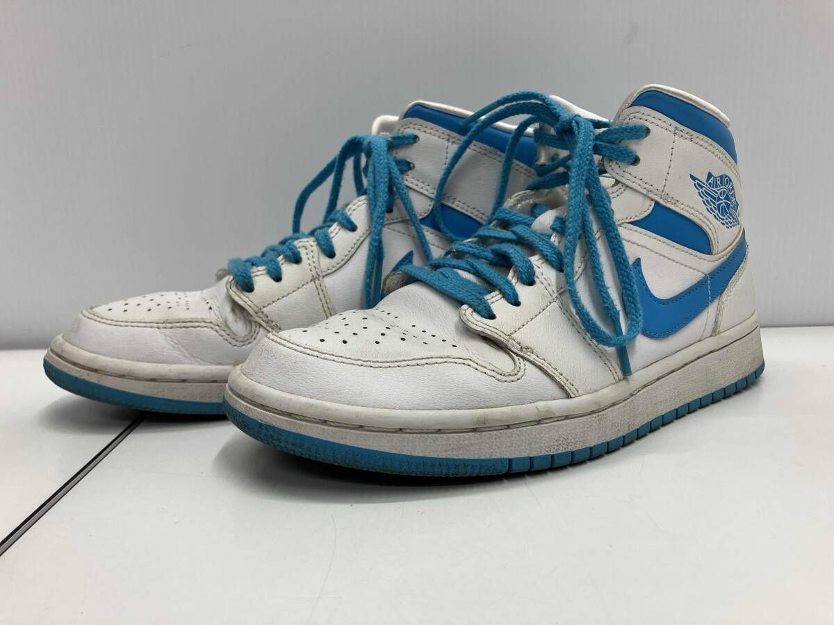 NIKE W AIR JORDAN 1 MID ナイキ ウィメンズ エアジョーダン1ミッドPOWDERBLUE US7.5 24.5cm BQ6472-114 8,073円