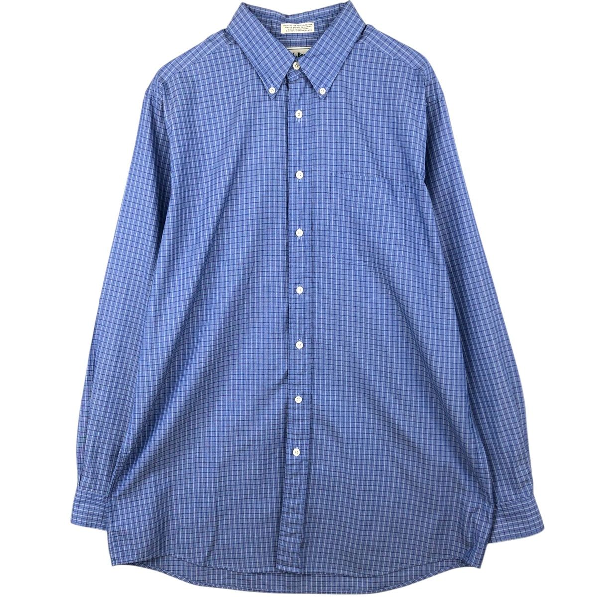 古着 ~90年代 エルエルビーン L.L.Bean 長袖 ボタンダウンチェックシャツ メンズL相当 ヴィンテージ/eaa622286