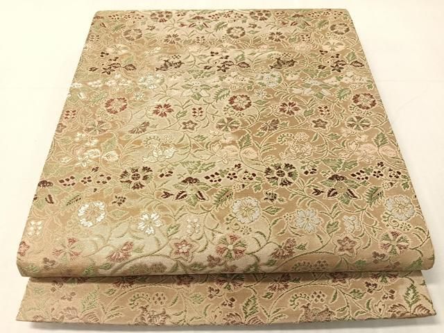 平和屋着物●龍村織宝謹製　全通柄袋帯　早雲寺銀襴　正絹　逸品　CABJ0478vp