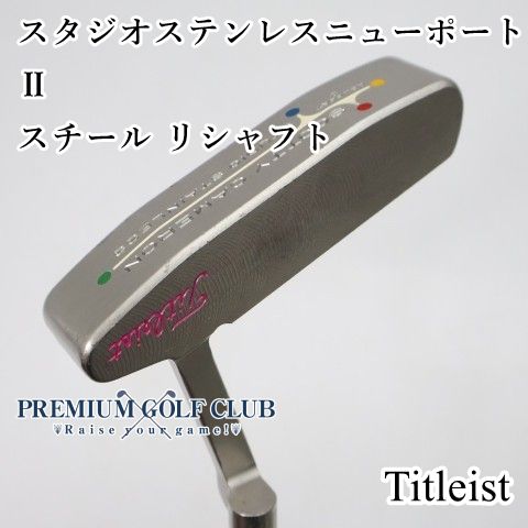 【中古】[B-ランク] パター タイトリスト スコッティキャメロン　スタジオステンレスニューポート2/スチール リシャフト//0[2872]