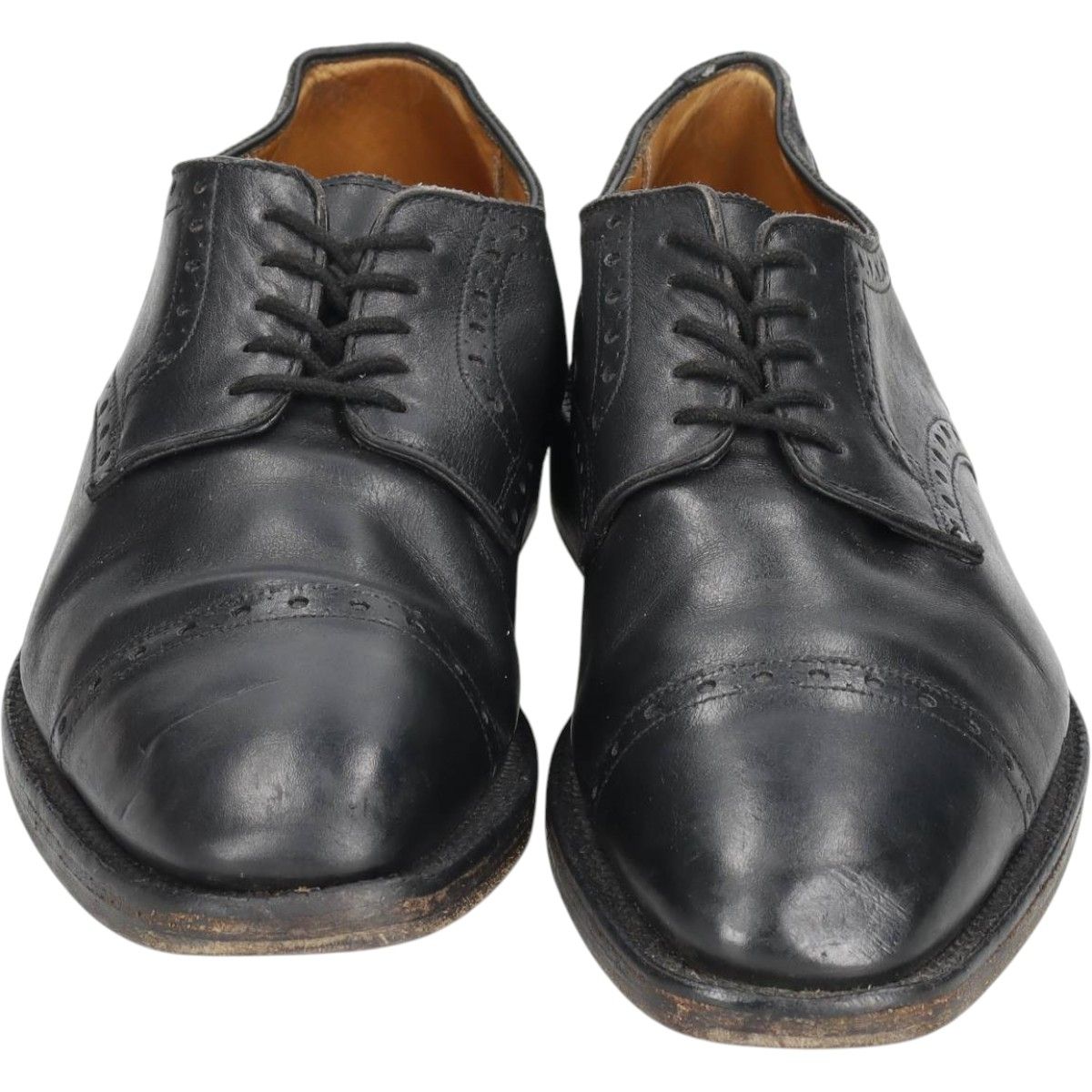 古着 グレンソン GRENSON footmaster ストレートチップシューズ 英国製