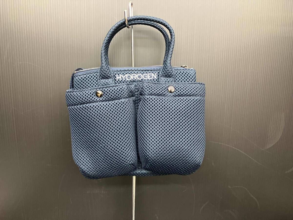 HYDROGEN ショルダーバッグ ネイビー メッシュ