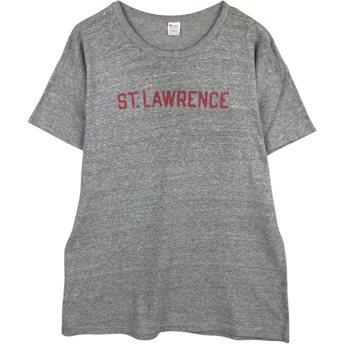 古着 80年代 チャンピオン Champion トリコタグ 88/12 ハチハチワンツーボディー 杢グレー 霜降り カレッジTシャツ USA製/eaa623132