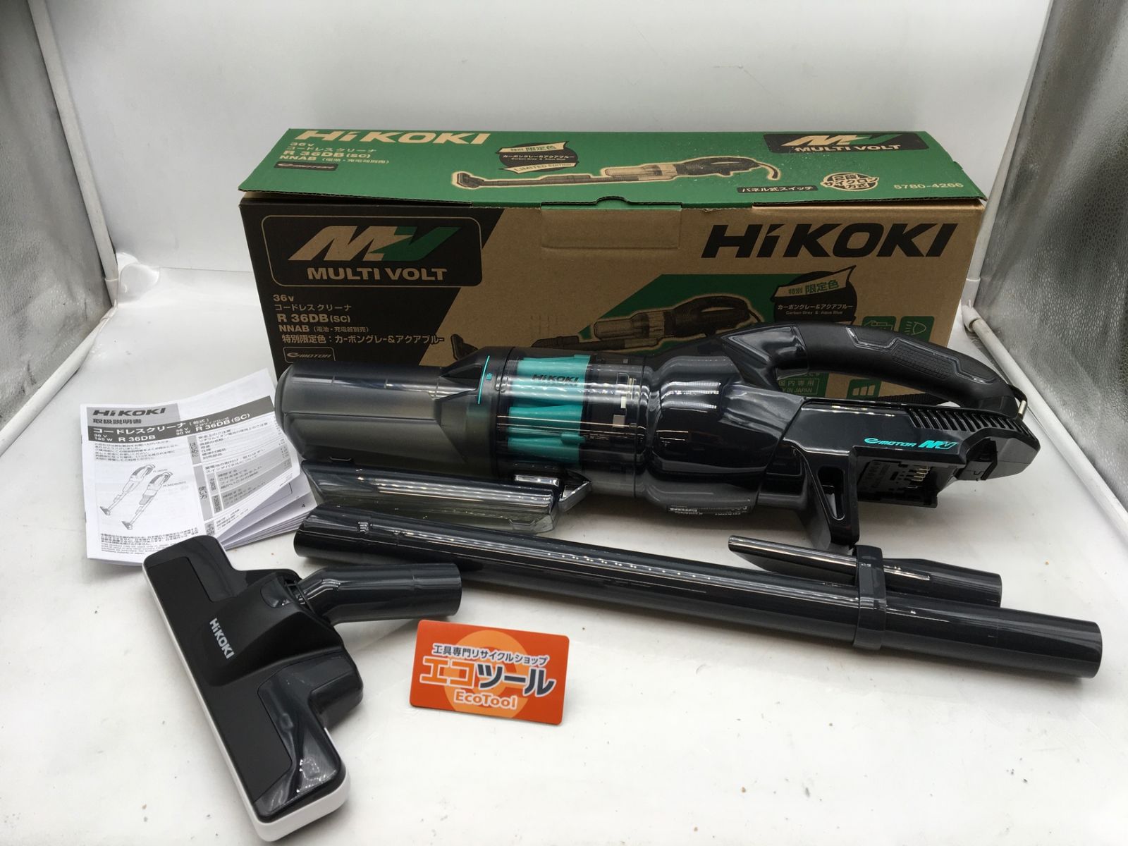 【未使用】HiKOKI/ハイコーキ R36DB (SC) ☆ 36V コードレス 掃除機 2段サイクロン式 R36DB(SC) 本体のみ [IT_R2J9F][岡岩][M05]