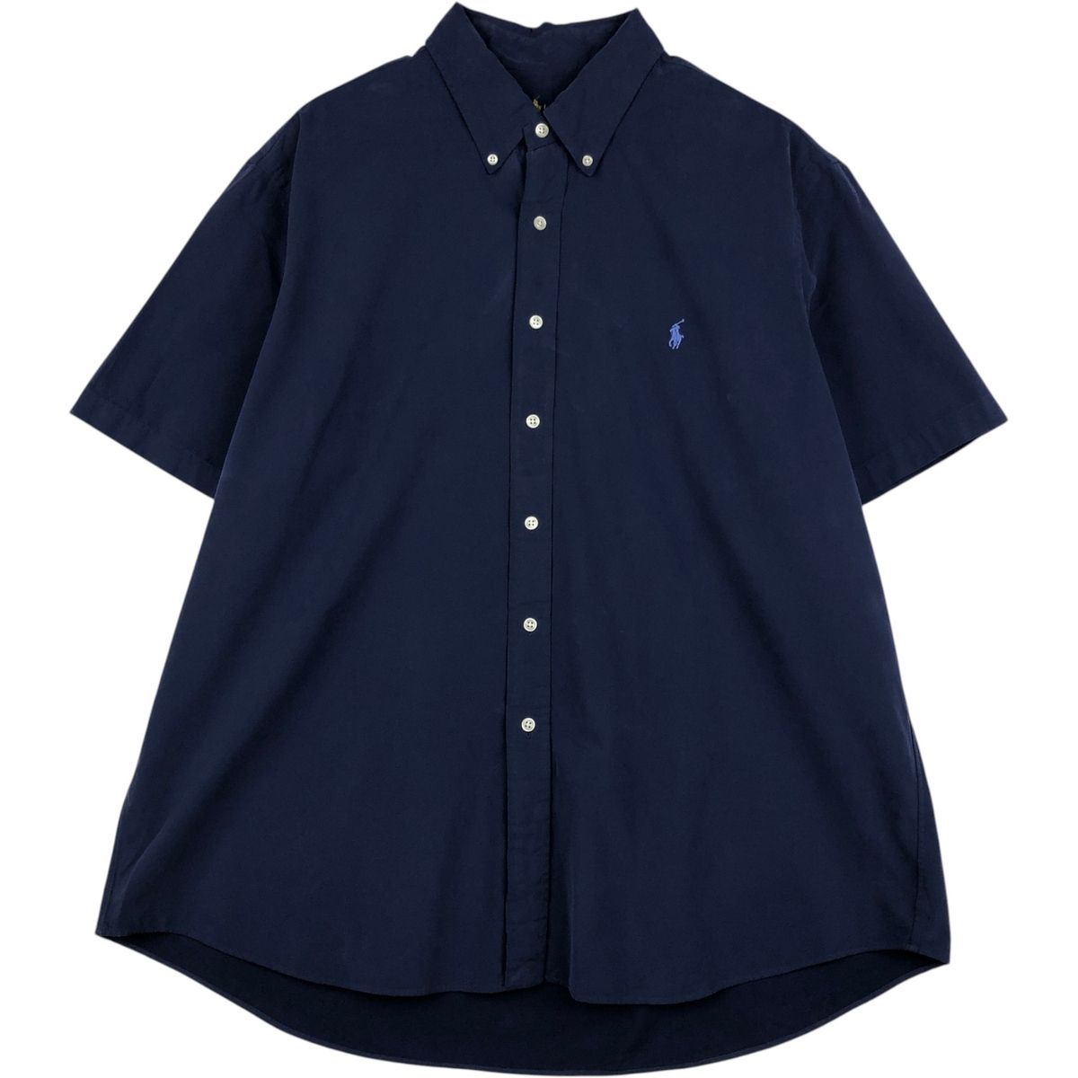 古着 ラルフローレン Ralph Lauren 半袖 ボタンダウンシャツ メンズXXL相当/eaa648009