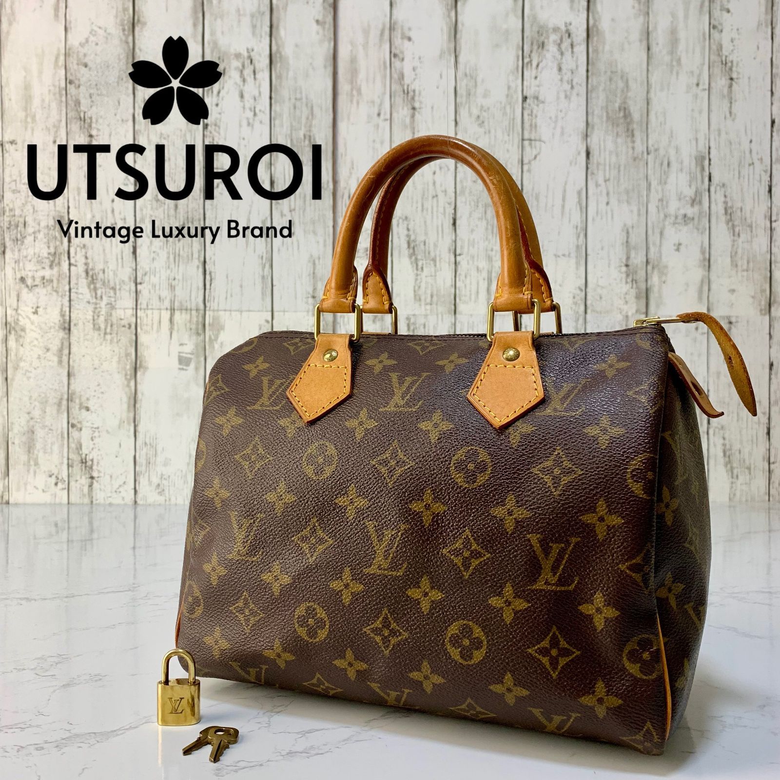 LOUIS VUITTON スピーディ 25 モノグラム ハンドバッグ ミニボストン