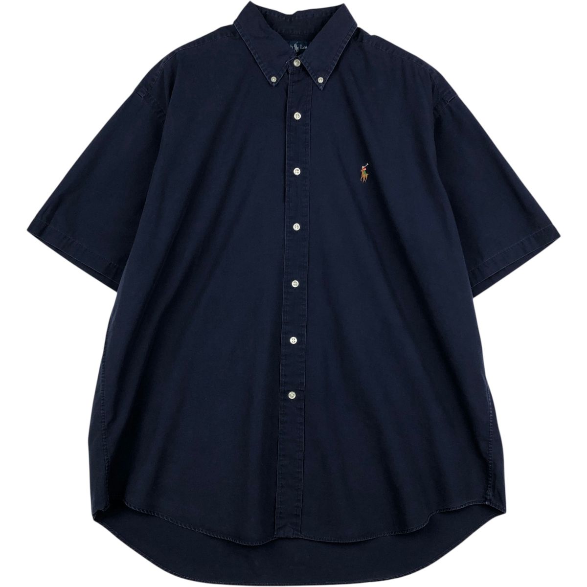 古着 ラルフローレン Ralph Lauren BLAKE 半袖 ボタンダウンシャツ メンズXL相当/eaa648005