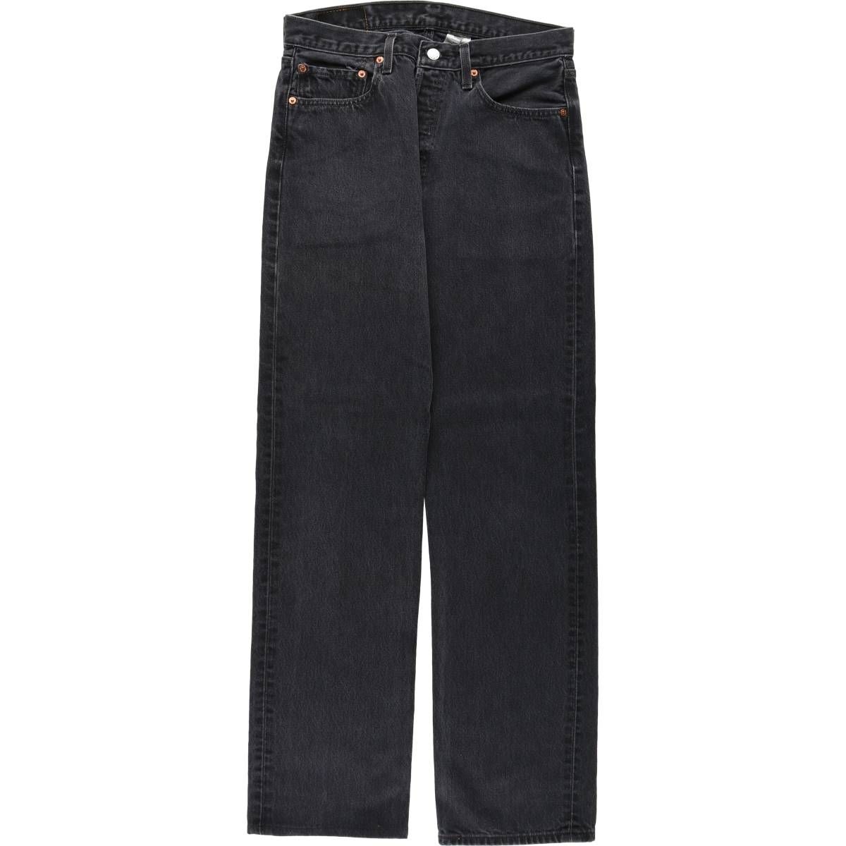 古着 リーバイス Levi's 501 ブラックデニム ストレートデニムパンツ メンズw31相当/eaa622464