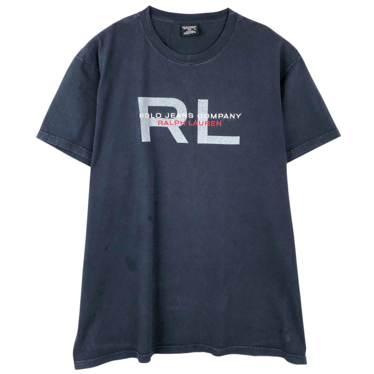 古着 00年代 ラルフローレン Ralph Lauren POLO JEANS COMPANY 半袖 ロゴTシャツ メンズXXL相当/eaa622038