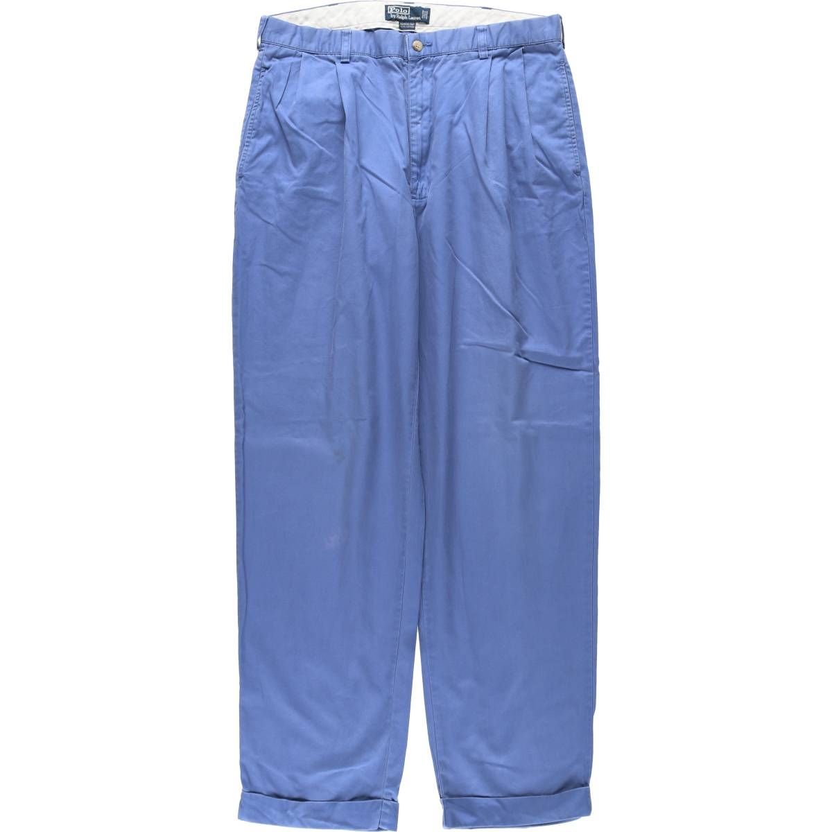 古着 ラルフローレン Ralph Lauren POLO by Ralph Lauren HAMMOND PANT ツータック チノパンツ メンズw35相当/eaa622837
