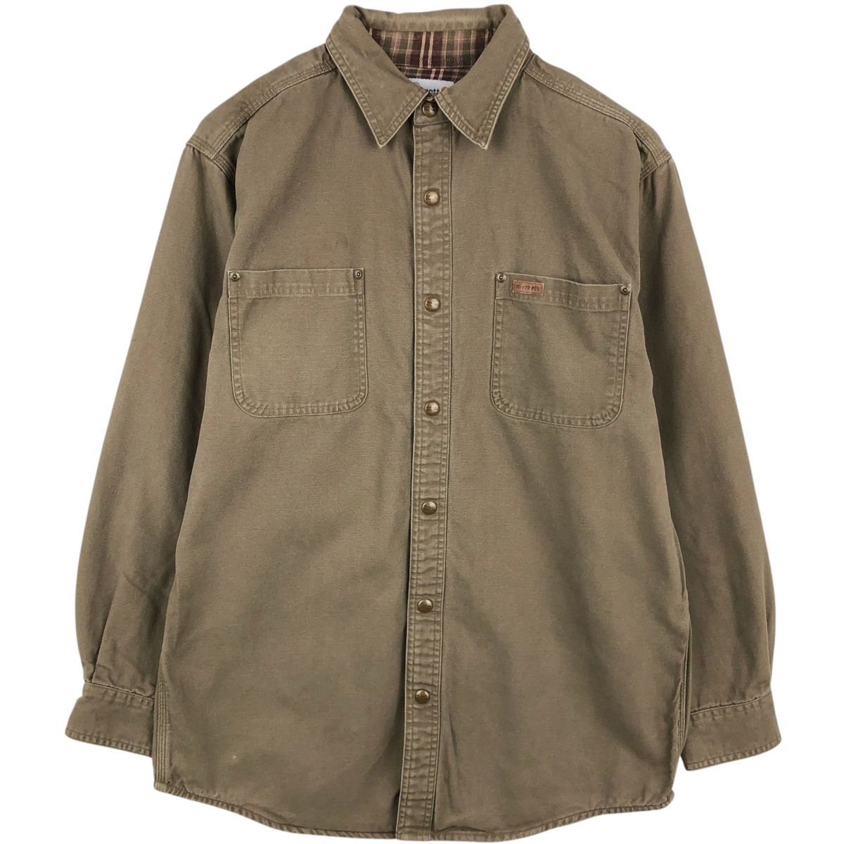 古着 カーハート Carhartt 長袖 ダックワークシャツ メンズM相当/eaa623883