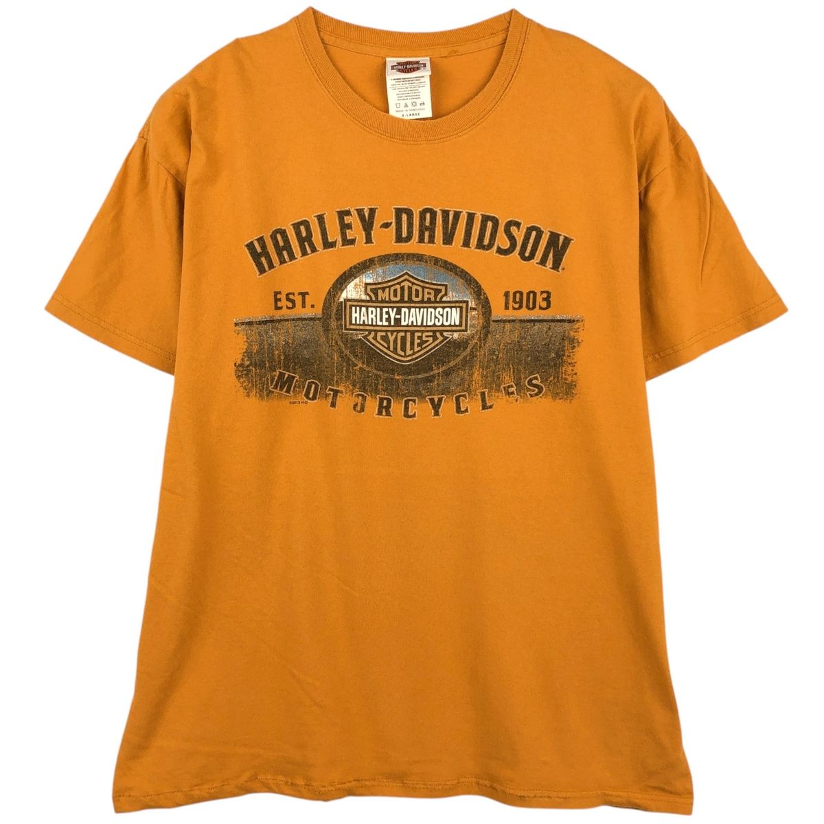 古着 ハーレーダビッドソン Harley-Davidson モーターサイクル バイクT