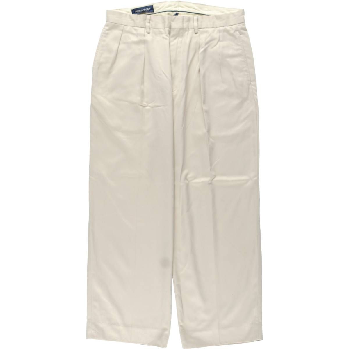 古着 ラルフローレン Ralph Lauren POLO GOLF ポロゴルフ ツータック スラックスパンツ メンズw33相当/eaa622346