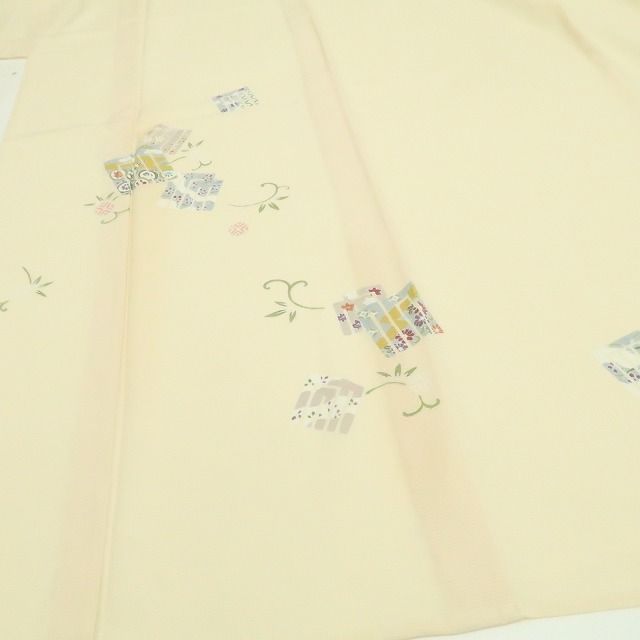 新品・夏訪問着】絽 希少トールサイズ 源氏香 夏着物 正絹 仕付け糸付