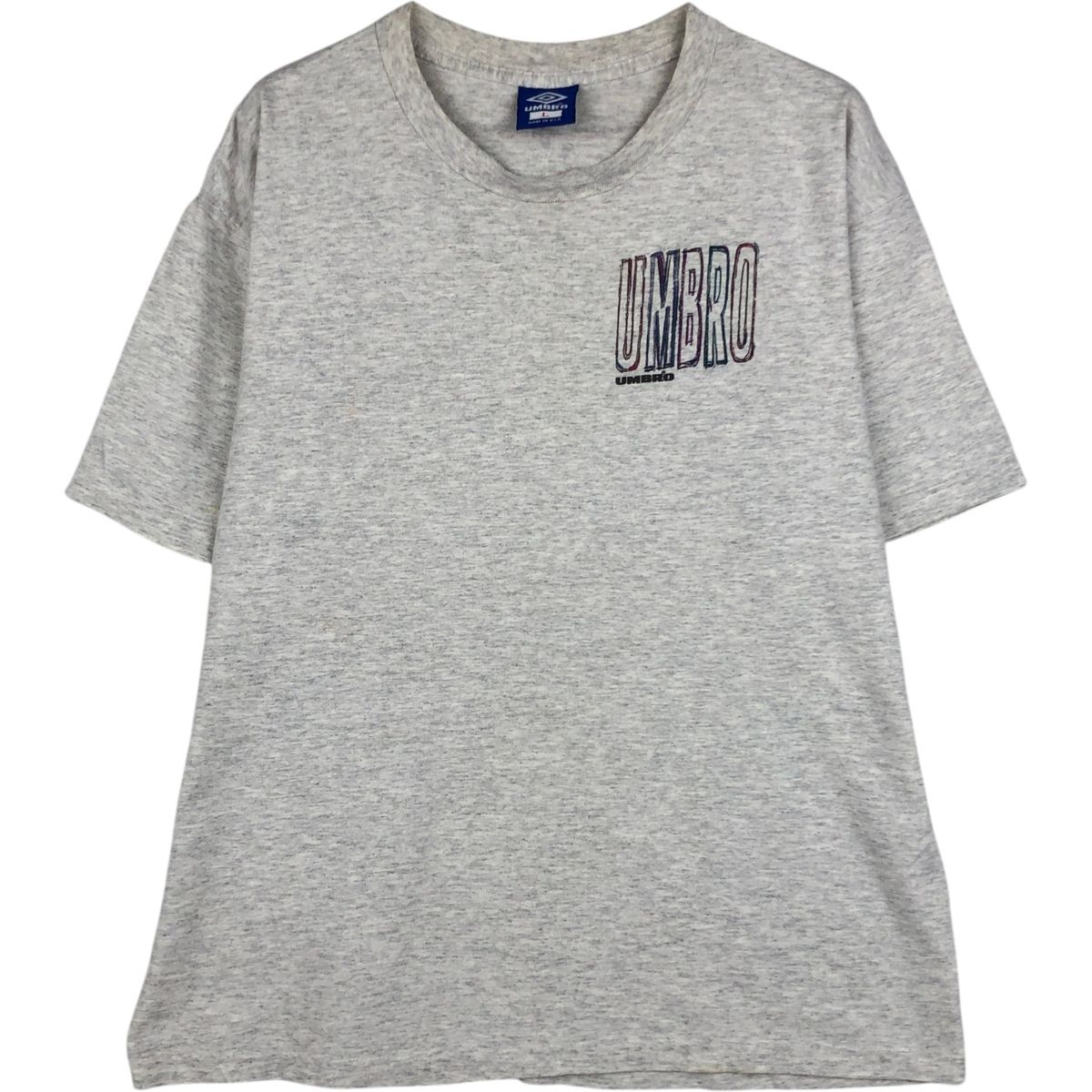 古着 90年代 アンブロ UMBRO 青タグ ロゴプリントTシャツ USA製 メンズL相当 ヴィンテージ/eaa623873