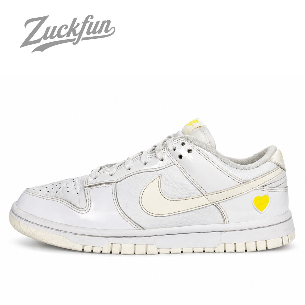 NIKE DUNK LOW ダンク ロー カット イエロー ホワイト 白 レディース ナイキ スニーカー 22.5 cm U11864