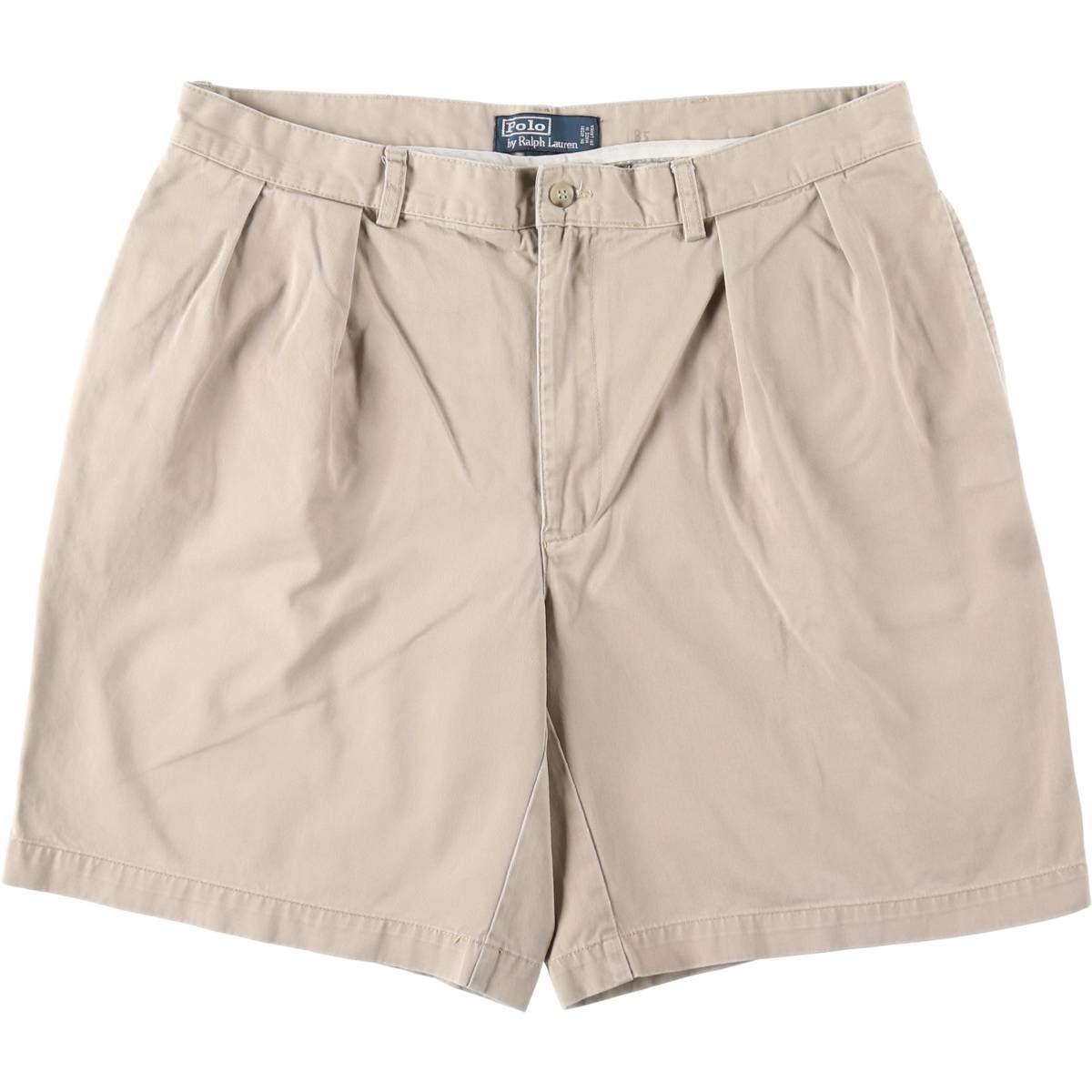 古着 ラルフローレン Ralph Lauren POLO by Ralph Lauren TYLER SHORT ツータック チノショーツ ショートパンツ メンズw36相当/eaa643722