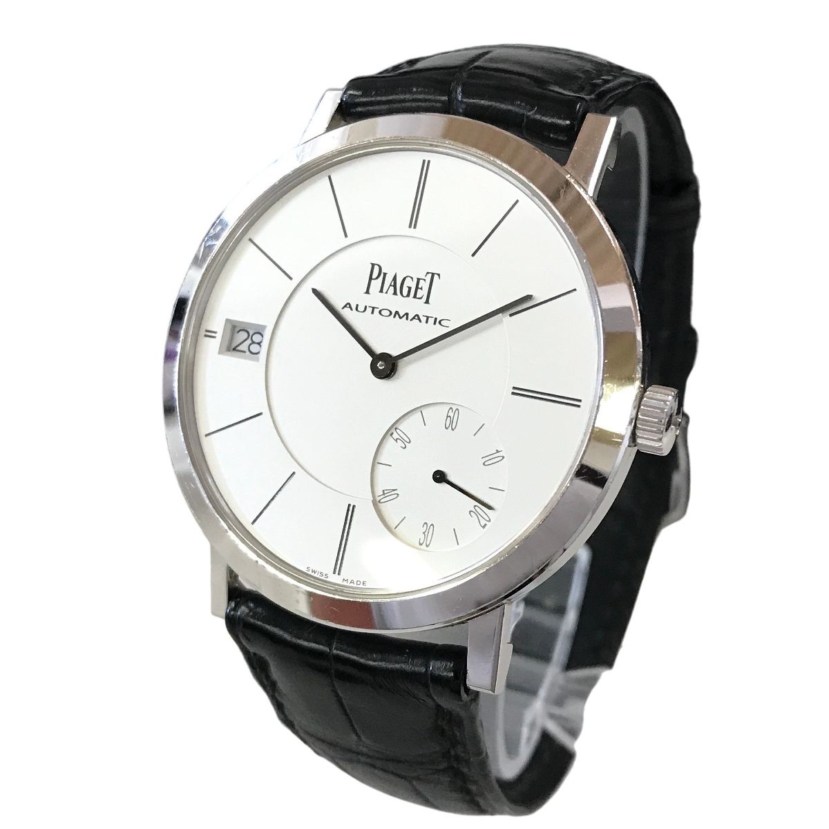 【鑑定済み】ピアジェ PIAGET G0A38130 P10918 アルティプラノ 40mm K18WG 自動巻 可動 メンズ 腕時計 中古 T11304747