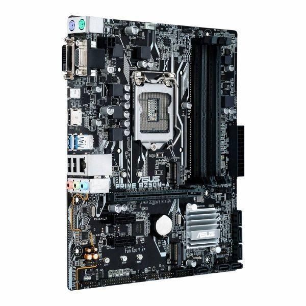ASUS PRIME B250M-A Intel B250 LGA1151 DDR4-2400 64GB M.2 SATA Realtek Gigabit LAN HDMI