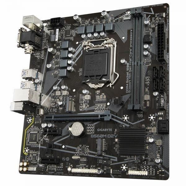 GIGABYTE B560M D2V Intel B560 LGA1200 DDR4-3200 128GB M.2 SATA Realtek Gigabit LAN HDMI Motherboard