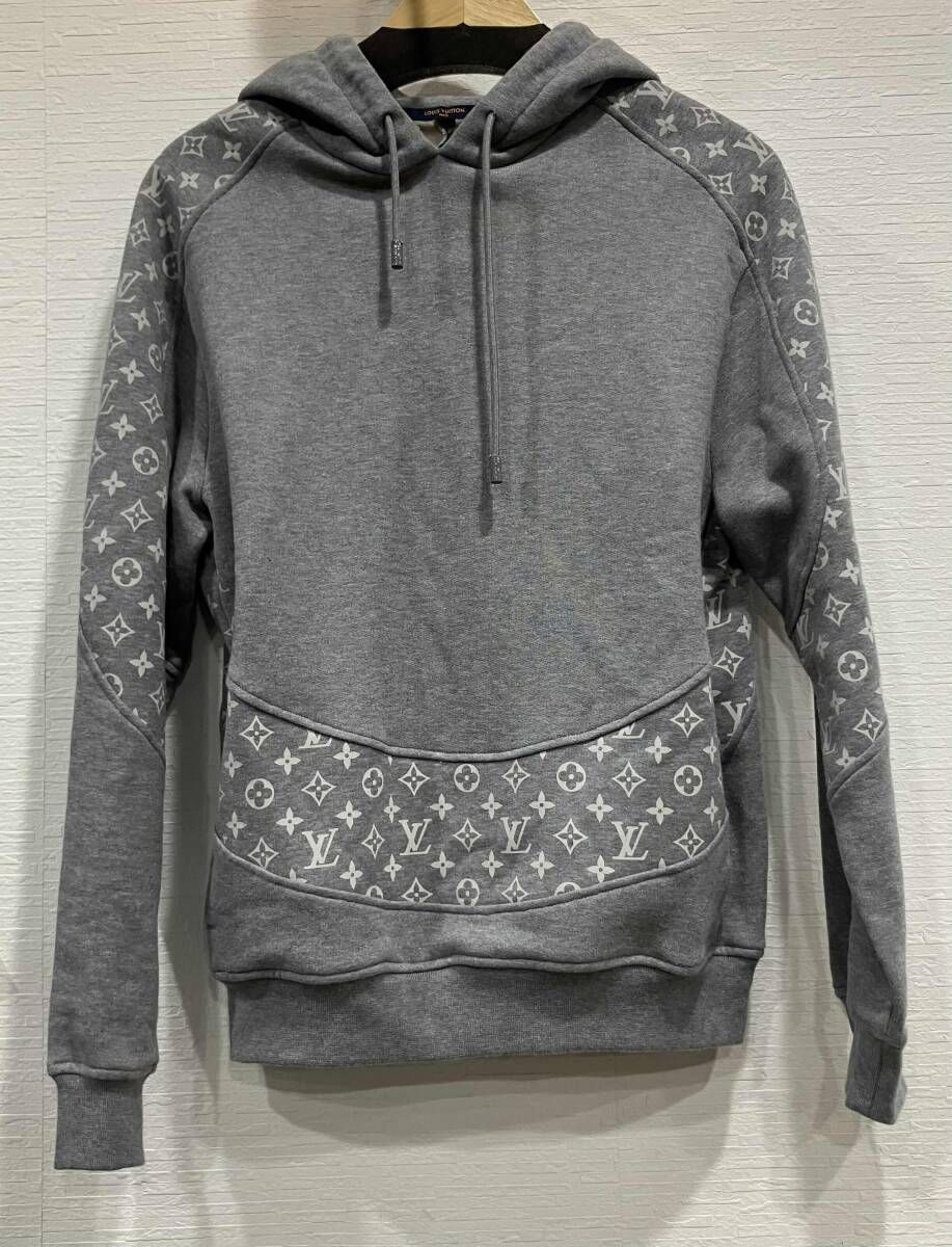LOUIS VUITTON HNY40W 22AW サークルカット フーディ パーカー 洋服 Sサイズ ルイ・ヴィトン