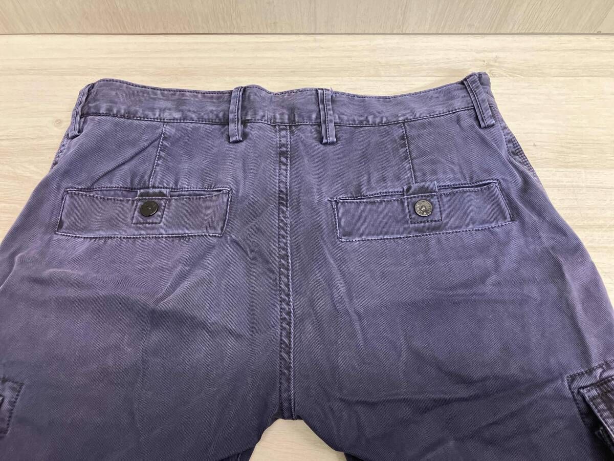 STONE ISLAND ストーンアイランド W30 カーゴパンツ 59153S204 青紫