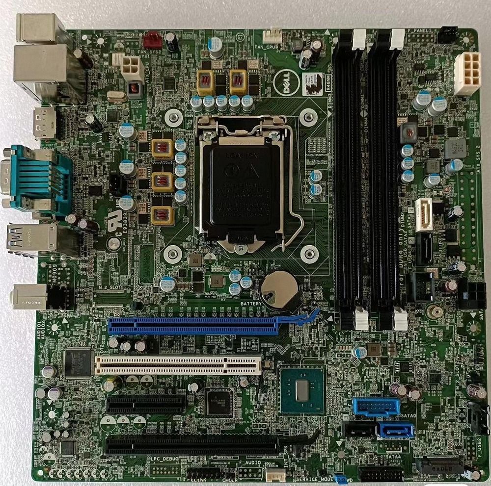 Dell 9WH54 MWYPT Intel C236 LGA1151 DDR4-2400 64GB M.2 SATA3.0 RAID Gigabit LAN HDMI Motherboard