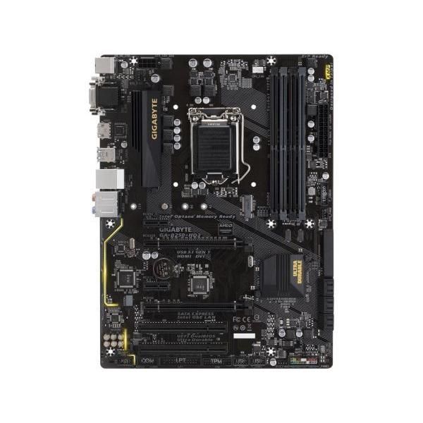 GIGABYTE B250-HD3 Intel B250 LGA1151 DDR4-2400 64GB M.2 SATA GbE LAN DVI-D HDMI VGA Motherboard