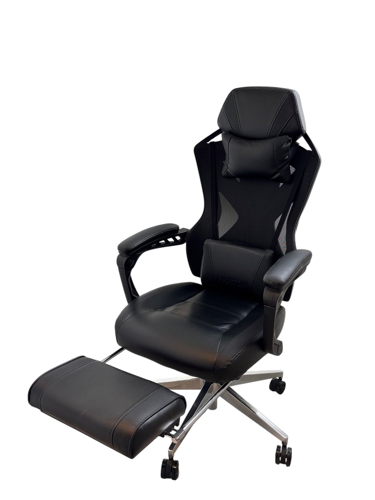 【極美品】PAXTON Smart Black ゲーミングチェア オットマン付