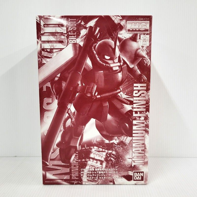 【中古美品】 MG MS-06S シャア専用ザク Ver.2.0 チタニウムフィニッシュVer. 【058-260612-mh-03-izu】