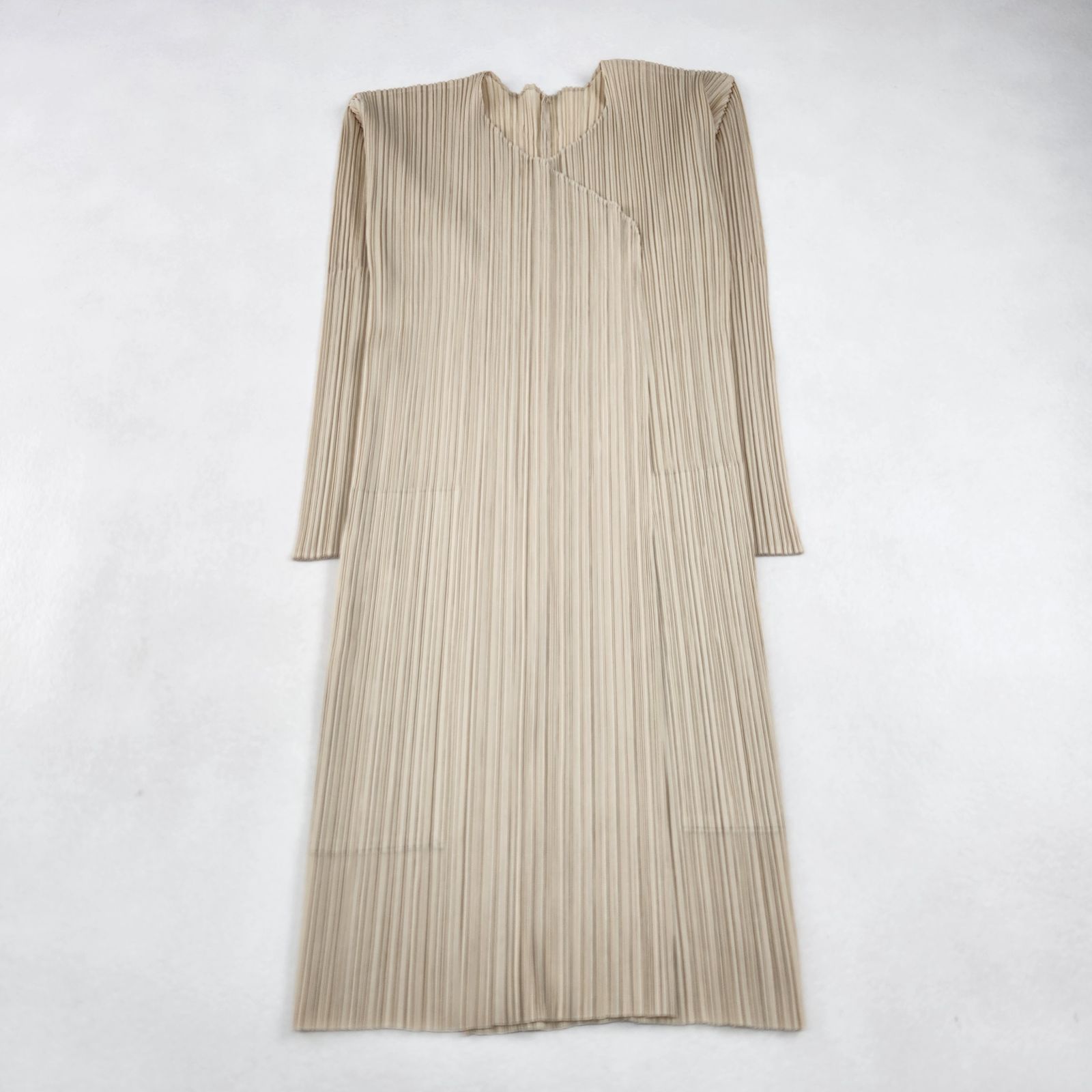 PLEATS PLEASE ロングカーディガン プリーツプリーズ 変形 ビック