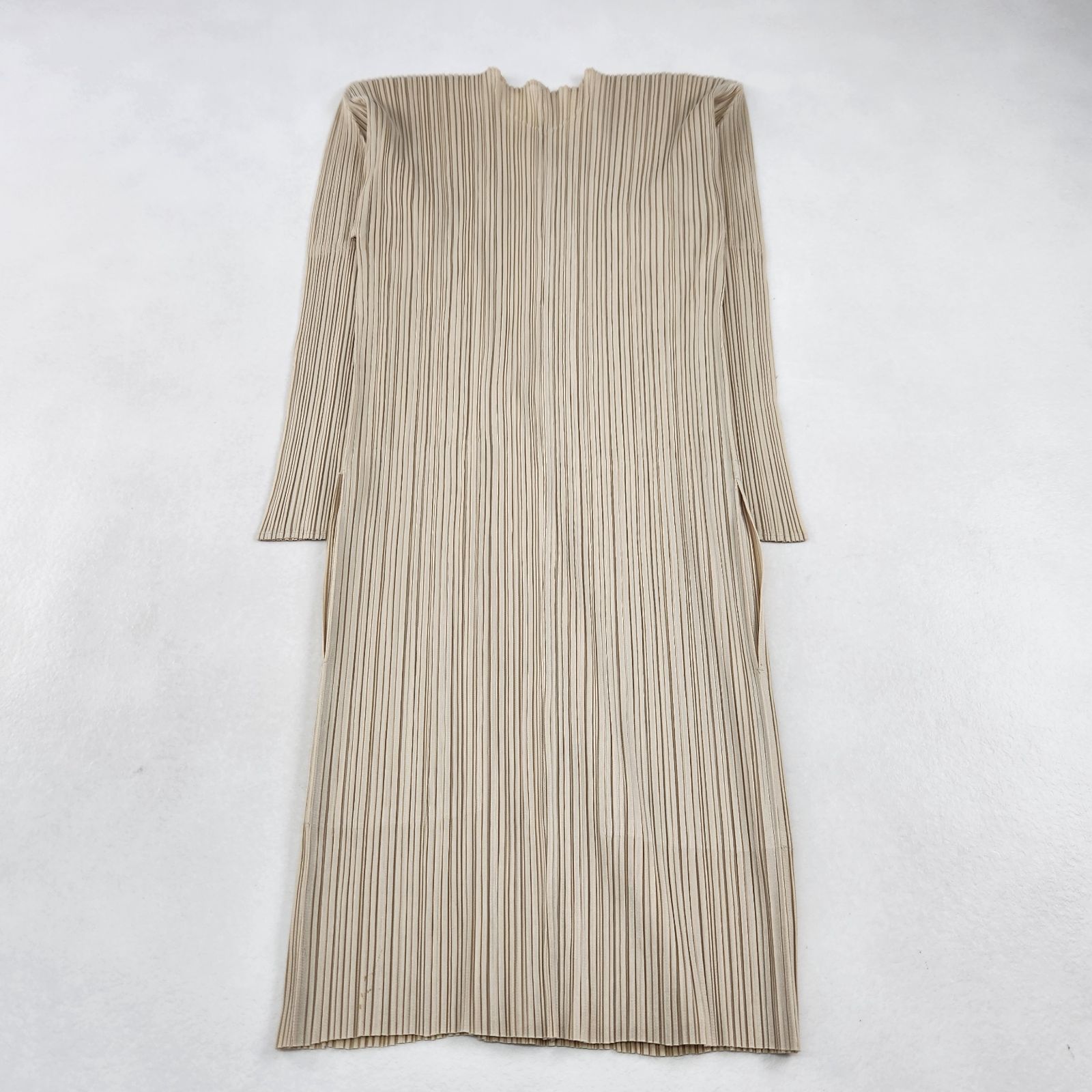 PLEATS PLEASE ロングカーディガン プリーツプリーズ 変形 ビック
