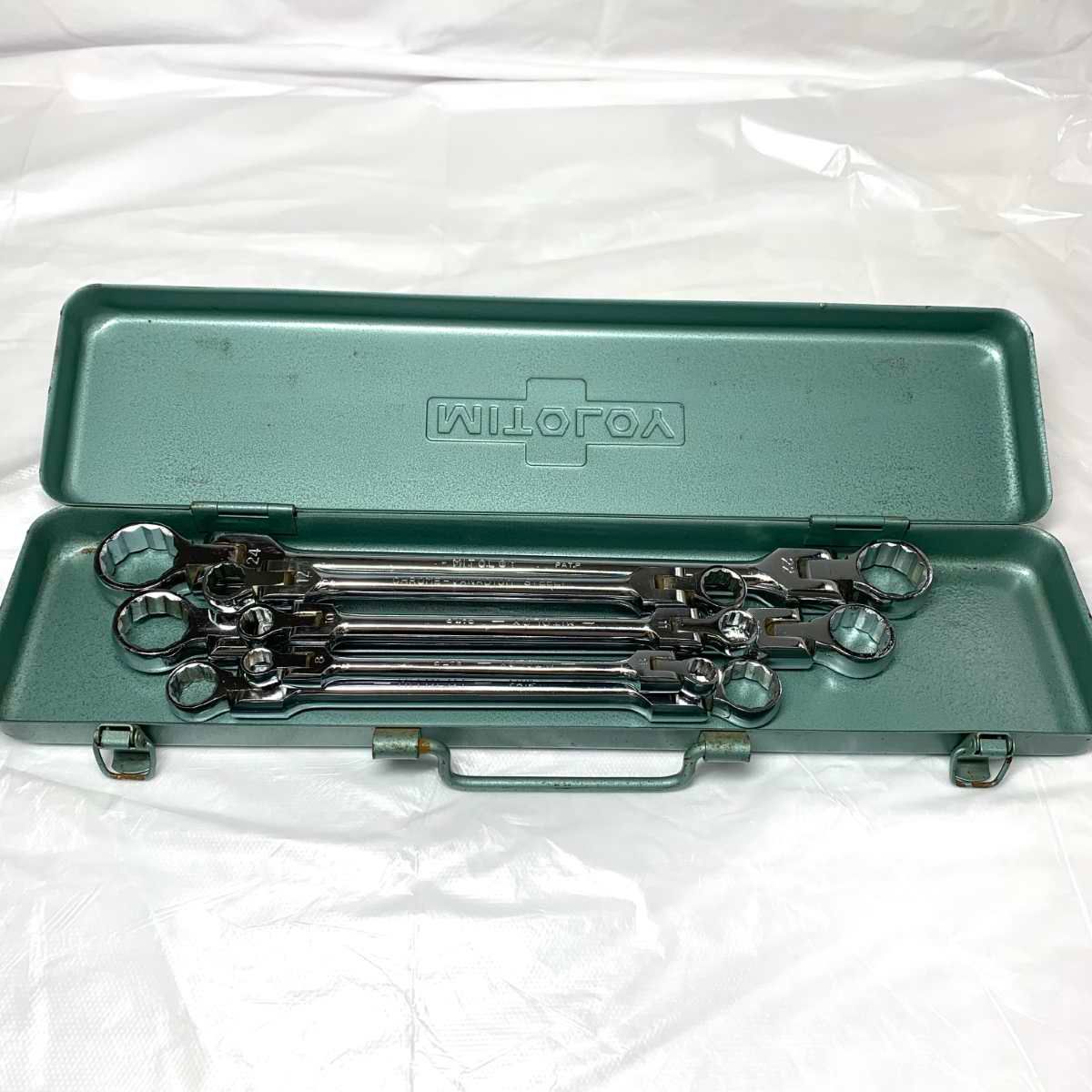 MITOLOY 工具 ハンドツール 両口メガネレンチセット 6本入