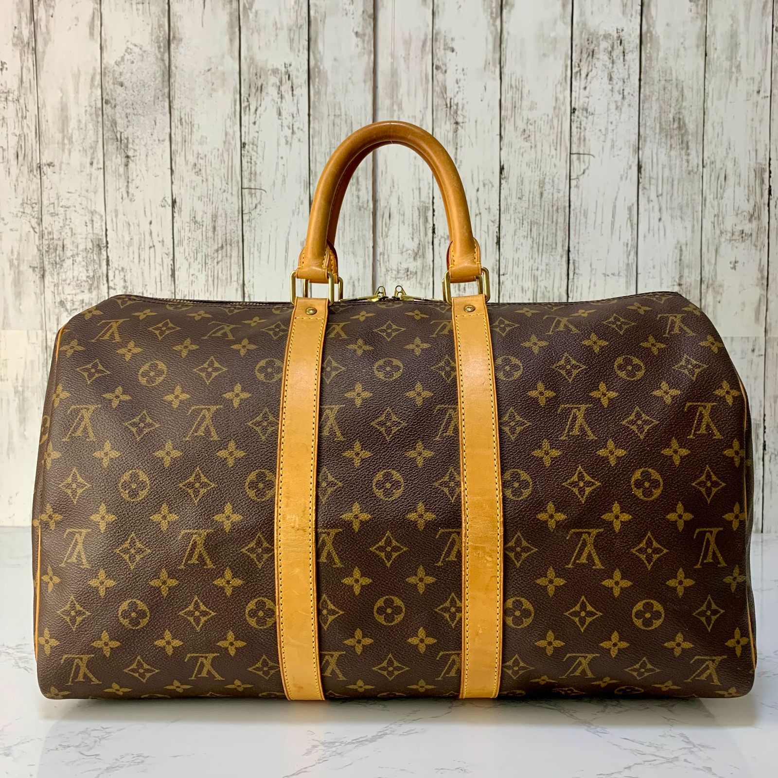 LOUIS VUITTON キーポル 45 モノグラム ボストンバッグ M41428 【状態
