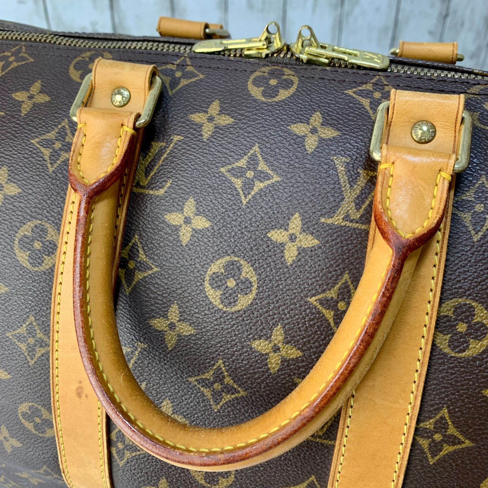 LOUIS VUITTON キーポル 45 モノグラム ボストンバッグ M41428 【状態