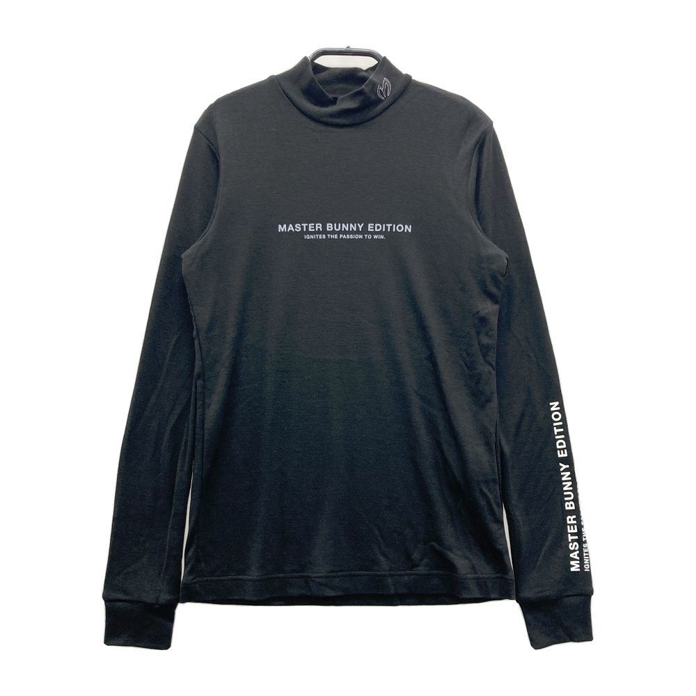 サイズ：1 MASTER BUNNY EDITION マスターバニーエディション 2024年モデル 4266102 長袖ハイネック Tシャツ ブラック系 [240002020064] ゴルフウェア レディース ストスト