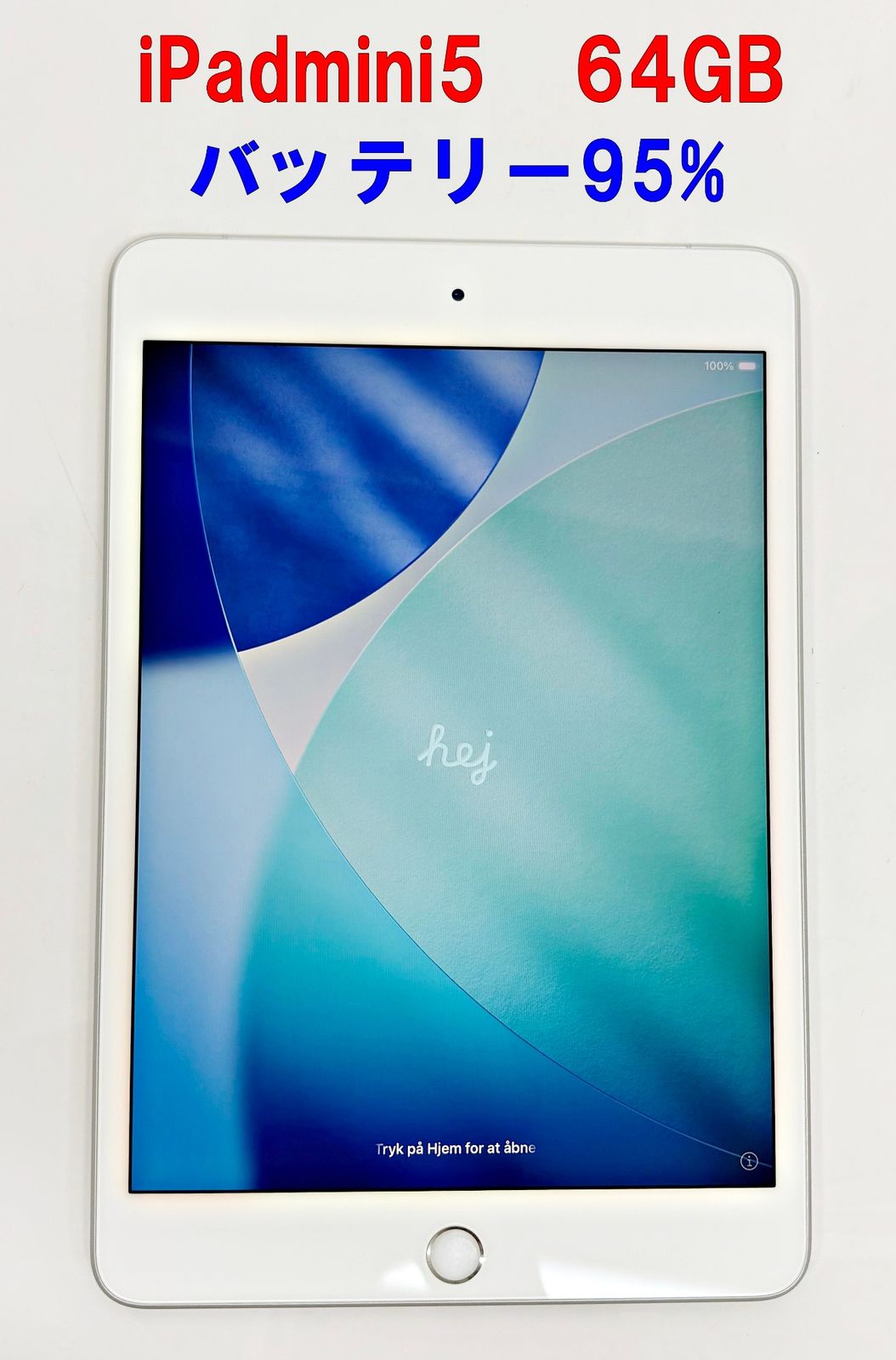 バッテリー95%【iPad mini 5世代 64GB WiFi】フルセット iPad mini5 64GB バッテリー95% シルバー Wi-Fi+Cellular - メルカリ