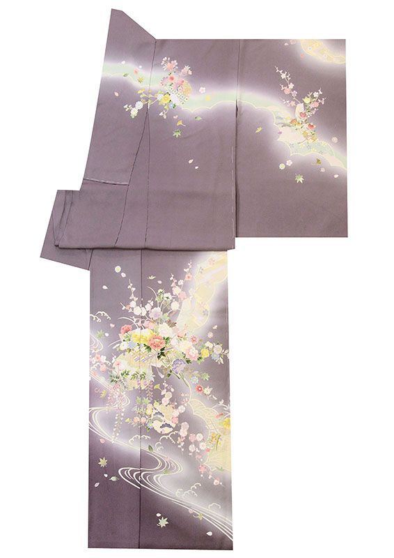 記念感謝祭【仕立無料】☆袷・単衣選択☆京友禅伝統工芸手描き染、本金