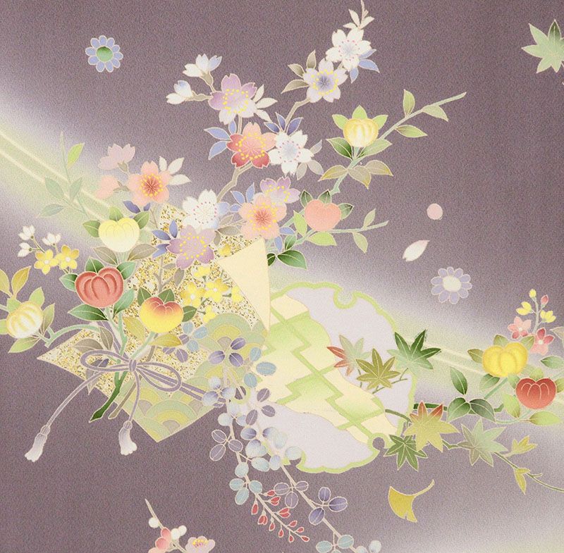 記念感謝祭【仕立無料】☆袷・単衣選択☆京友禅伝統工芸手描き染、本金