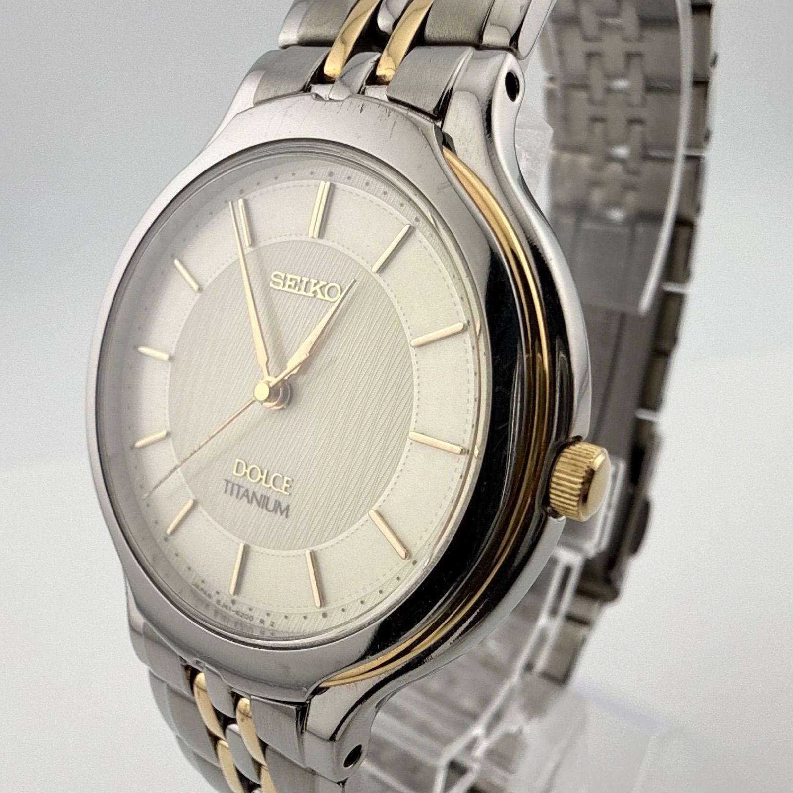 SEIKO 8J41-6120 セイコー DOLCE ドルチェ TITANIUM チタニウム メンズ