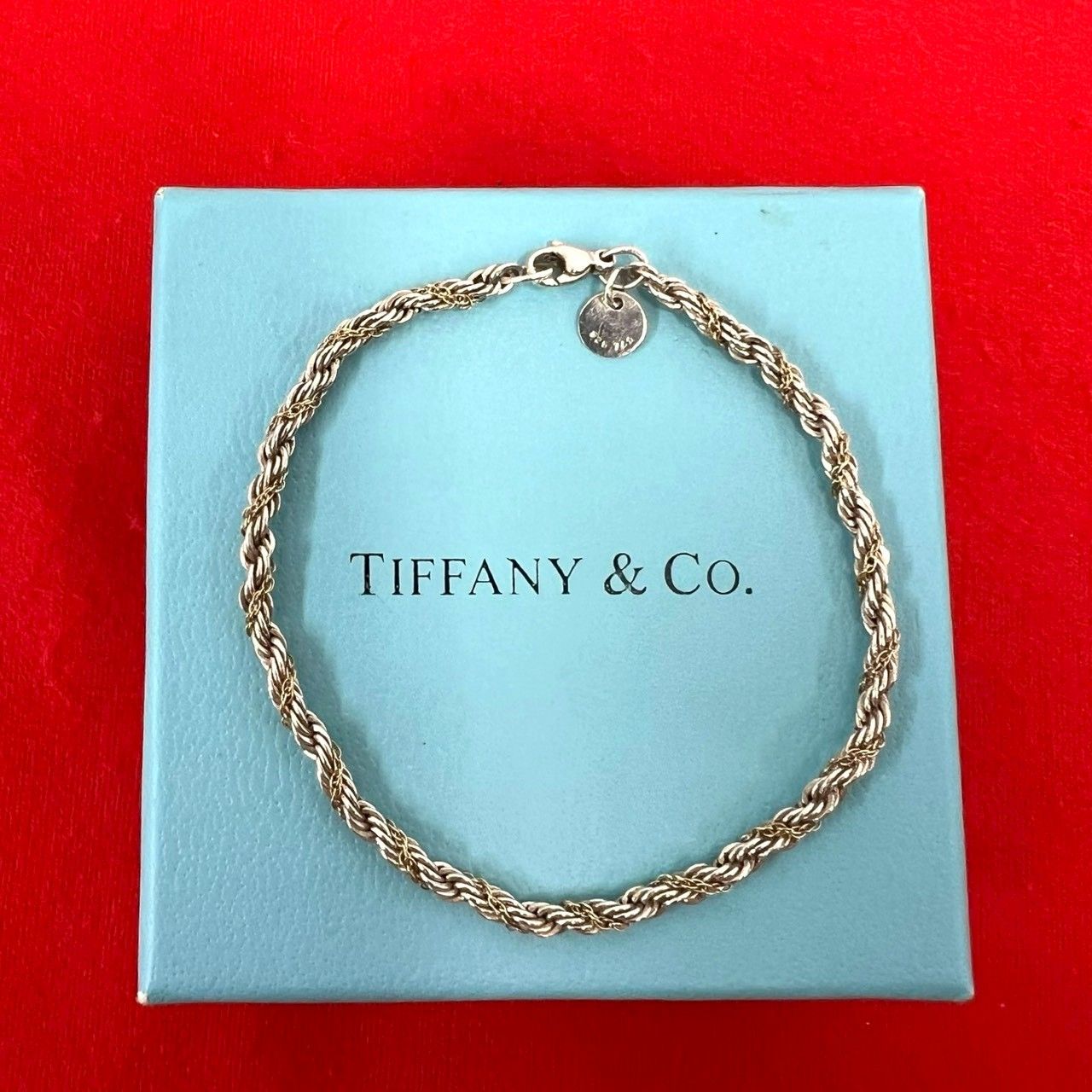 極 美品 TIFFANY&Co. ティファニー ヴィンテージ ツイスト ロープ