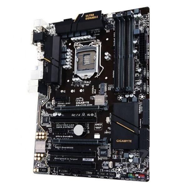 GIGABYTE Z170-D3H Intel Z170 LGA1151 DDR4-3466 64GB M.2 SATA Gigabit LAN HDMI Motherboard